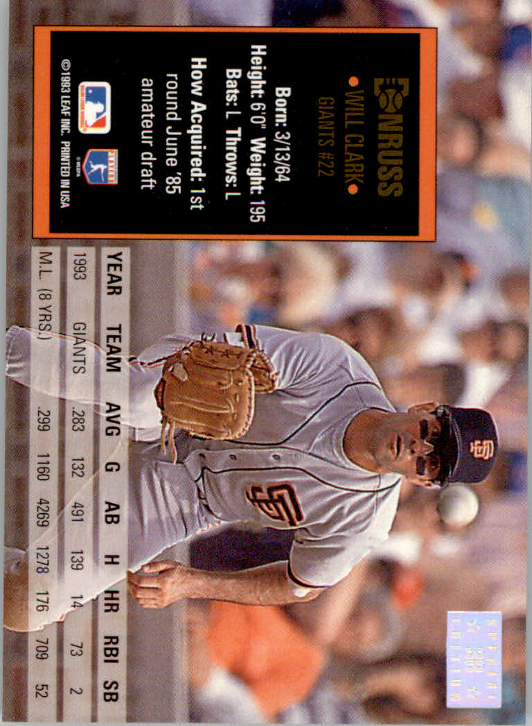 1994 Donruss Baseball "Special Edition" Insert Cards - Picture 77 of 199