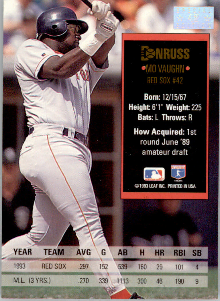 1994 Donruss Baseball "Special Edition" Insert Cards - Picture 85 of 199