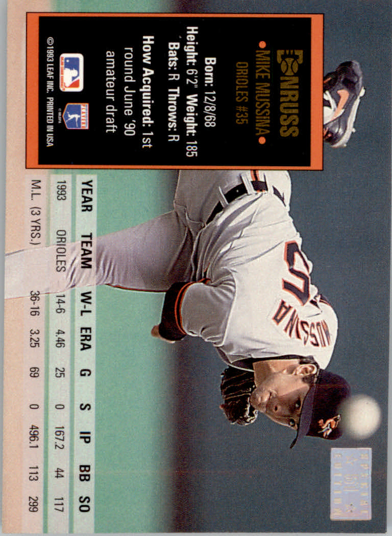 1994 Donruss Baseball "Special Edition" Insert Cards - Picture 103 of 199