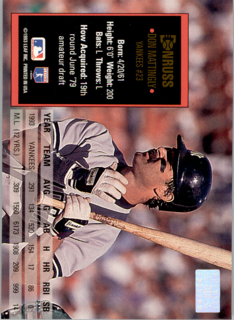 1994 Donruss Baseball "Special Edition" Insert Cards - Picture 121 of 199