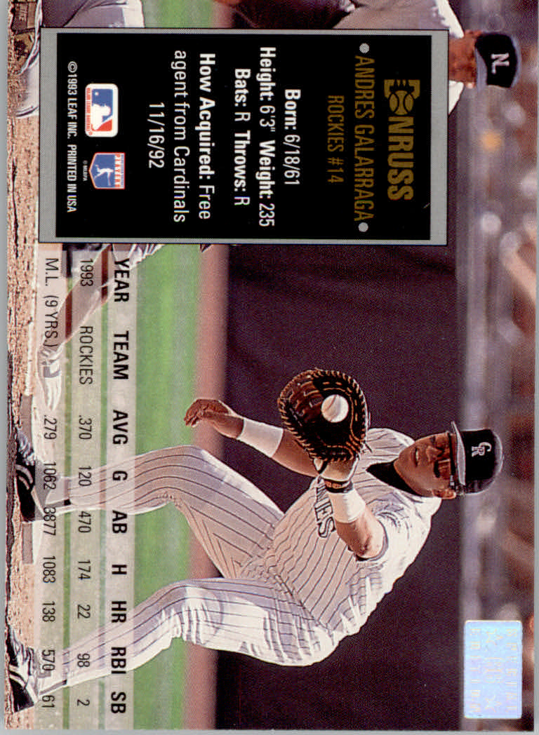 1994 Donruss Baseball "Special Edition" Insert Cards - Picture 133 of 199