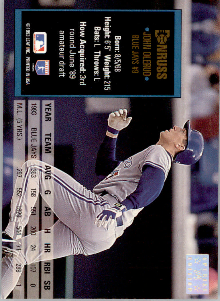 1994 Donruss Baseball "Special Edition" Insert Cards - Picture 149 of 199