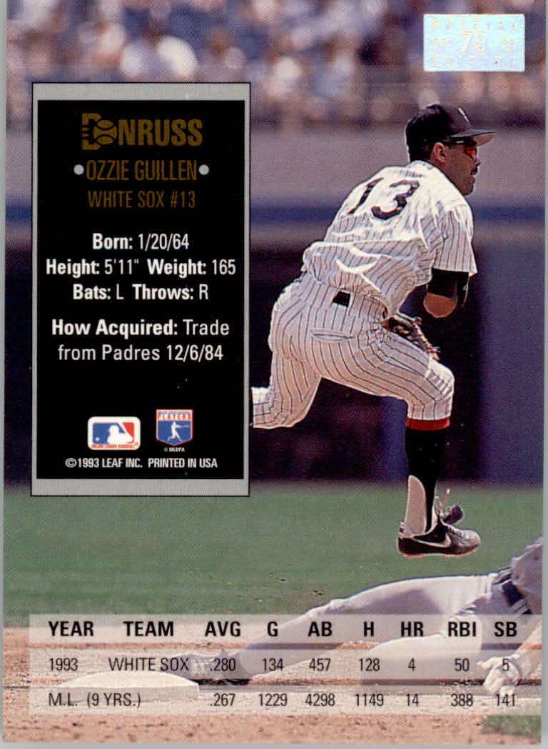 1994 Donruss Baseball "Special Edition" Insert Cards - Picture 159 of 199