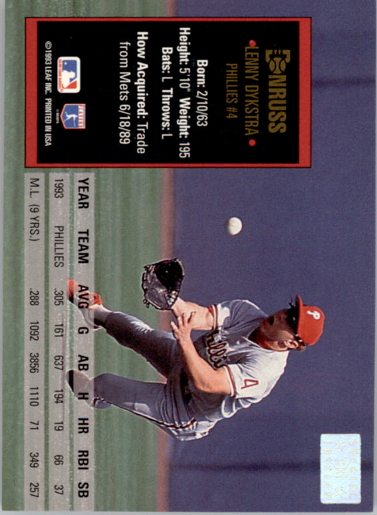 1994 Donruss Baseball "Special Edition" Insert Cards - Picture 187 of 199