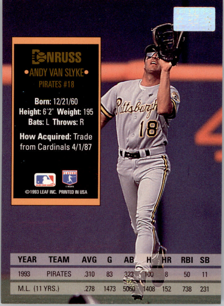 1994 Donruss Baseball "Special Edition" Insert Cards - Picture 191 of 199