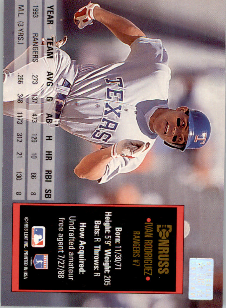 1994 Donruss Baseball "Special Edition" Insert Cards - Picture 193 of 199