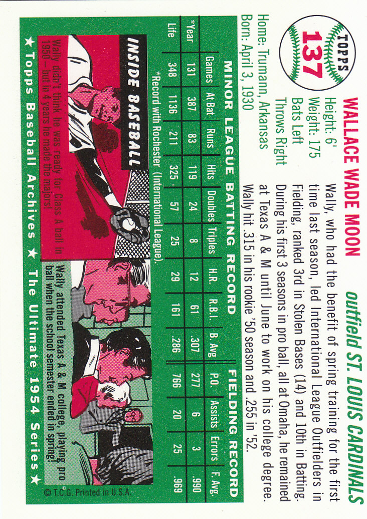 1994 Topps Archives 1954 Gold Baseball - Picture 61 of 94
