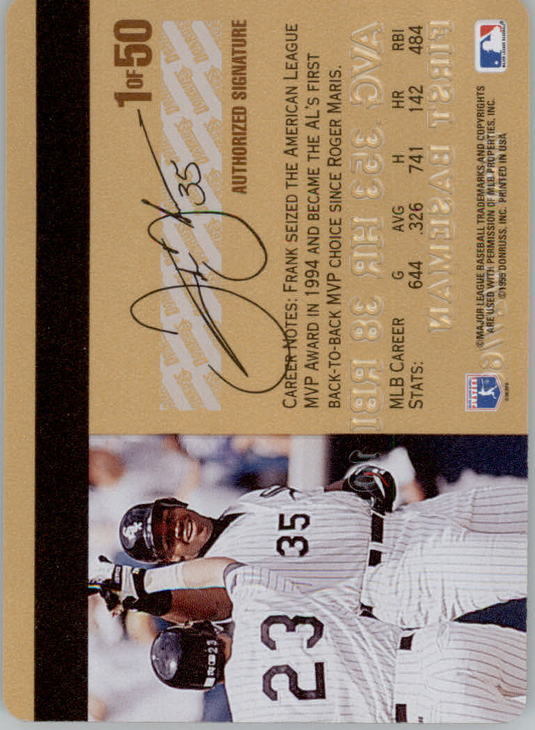 1995 Studio Baseball "Gold and Platinum Series" Insert Cards - Picture 3 of 63