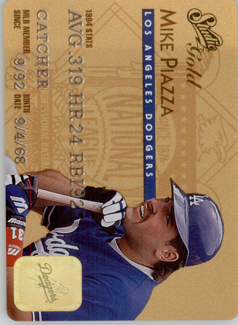 1995 Studio Baseball "Gold and Platinum Series" Insert Cards - Picture 8 of 63