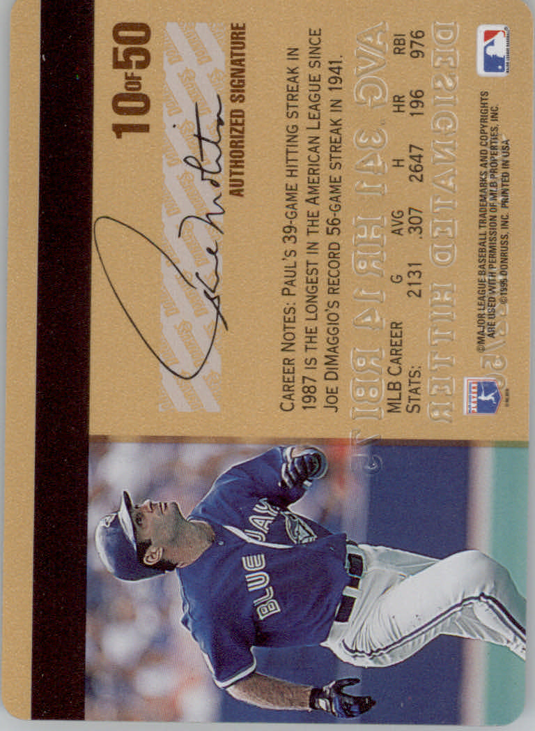 1995 Studio Baseball "Gold and Platinum Series" Insert Cards - Picture 17 of 63