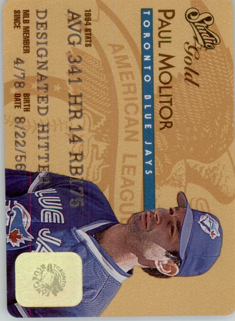 1995 Studio Baseball "Gold and Platinum Series" Insert Cards - Picture 16 of 63