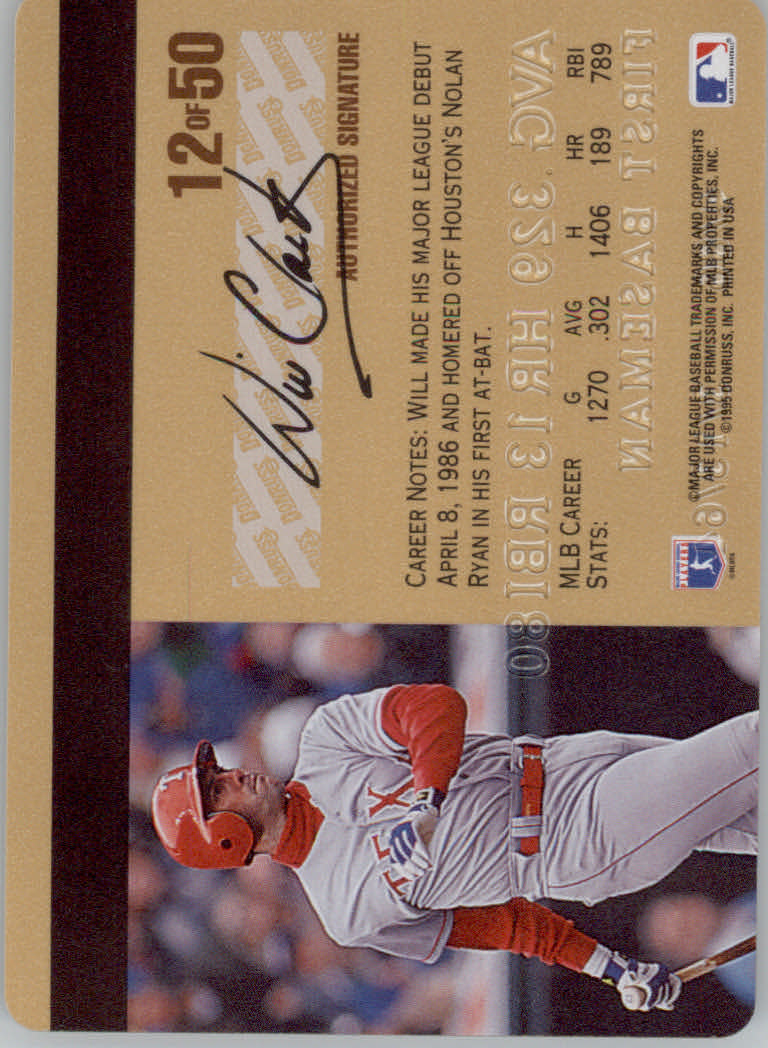 1995 Studio Baseball "Gold and Platinum Series" Insert Cards - Picture 19 of 63