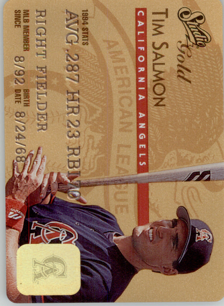 1995 Studio Baseball "Gold and Platinum Series" Insert Cards - Picture 20 of 63