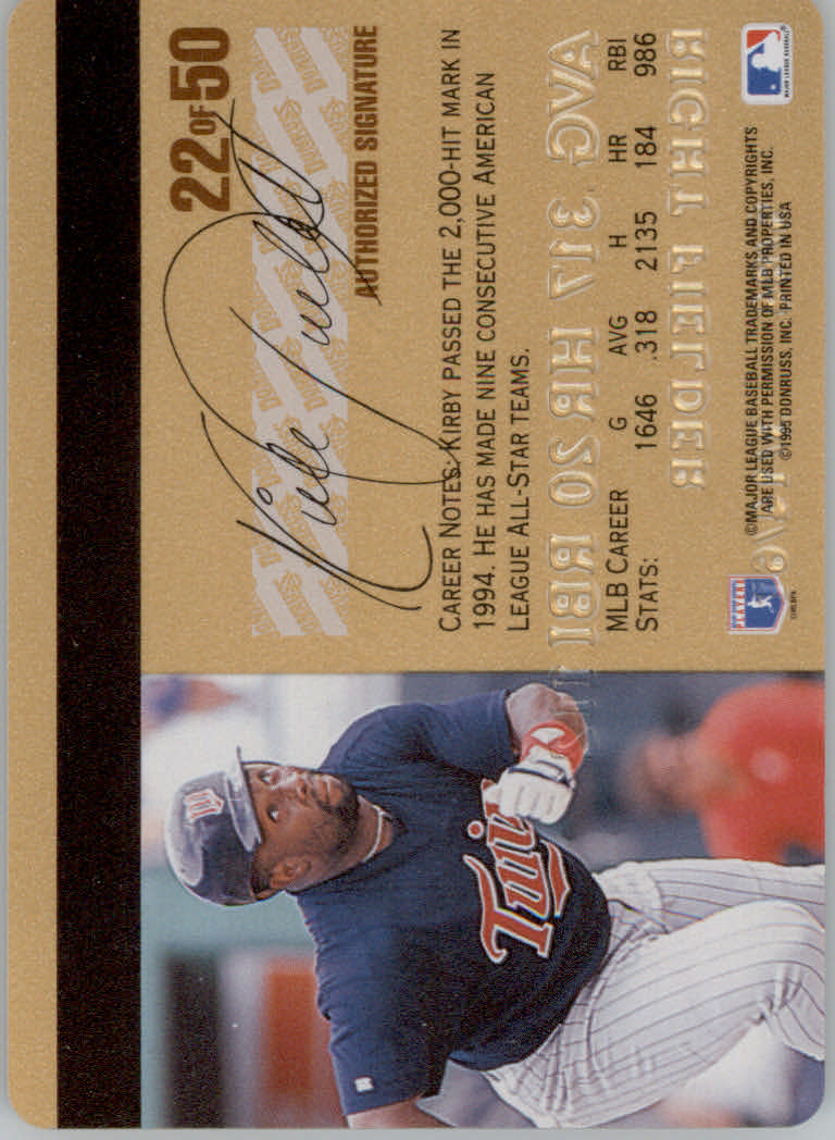 1995 Studio Baseball "Gold and Platinum Series" Insert Cards - Picture 35 of 63