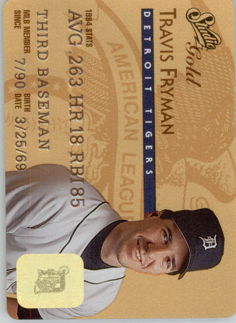 1995 Studio Baseball "Gold and Platinum Series" Insert Cards - Picture 38 of 63
