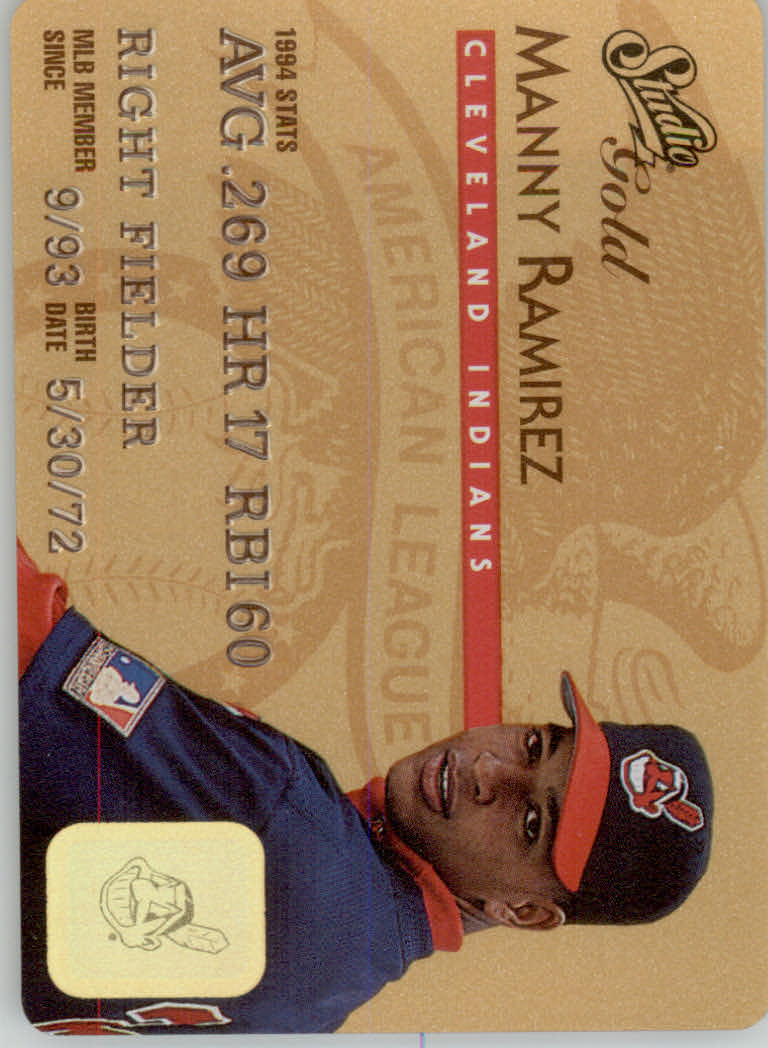 1995 Studio Baseball "Gold and Platinum Series" Insert Cards - Picture 42 of 63