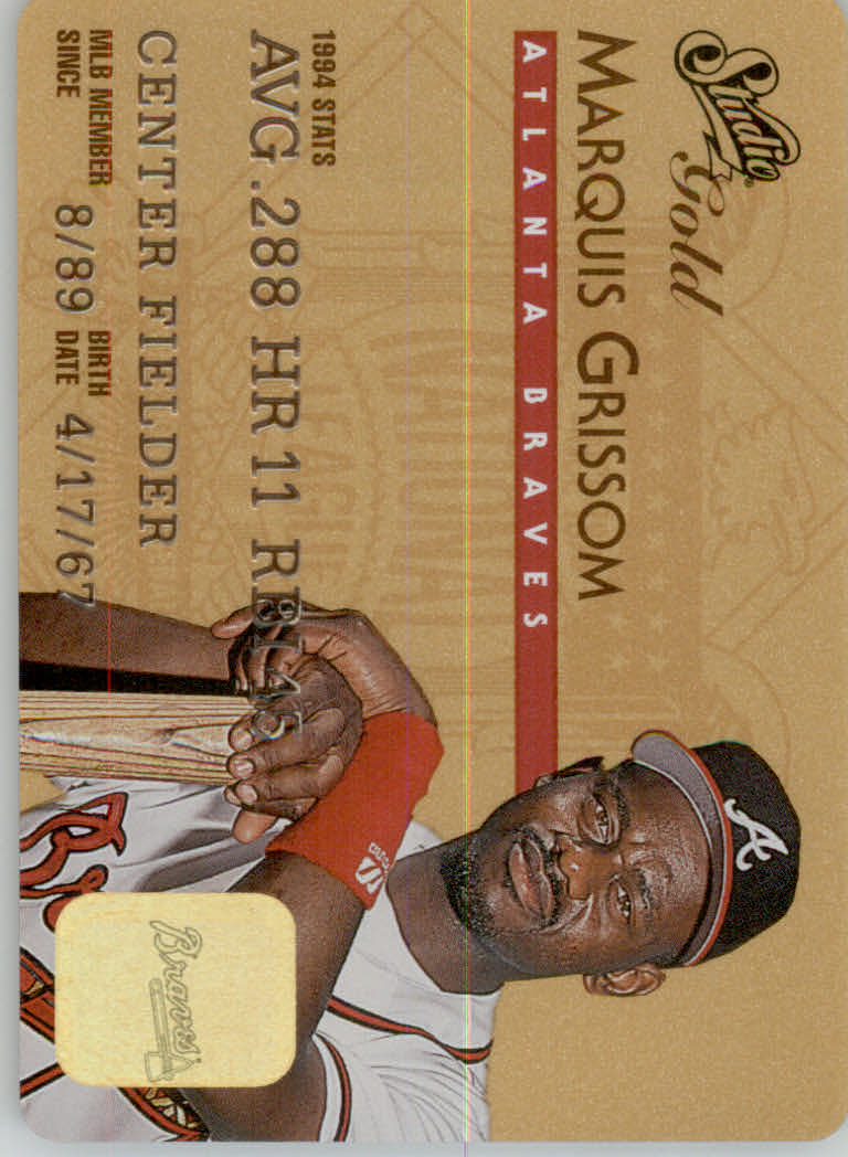 1995 Studio Baseball "Gold and Platinum Series" Insert Cards - Picture 44 of 63