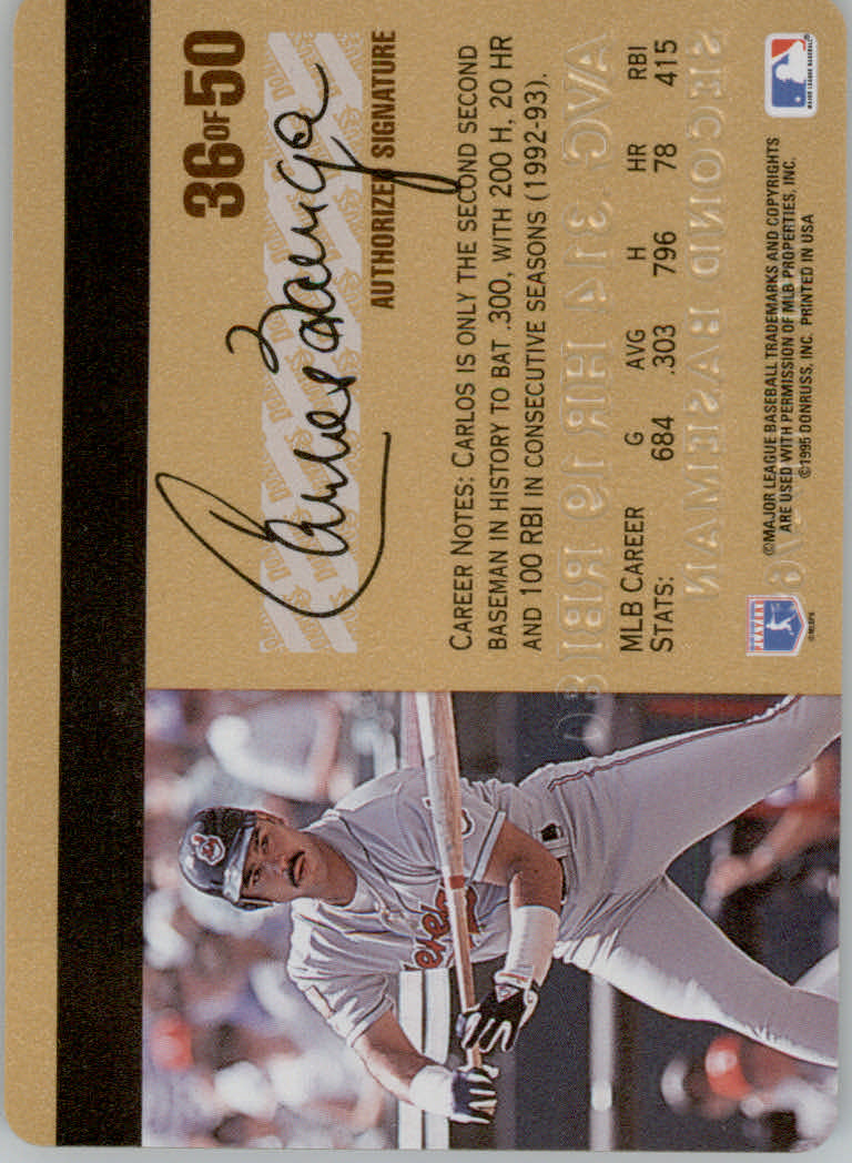1995 Studio Baseball "Gold and Platinum Series" Insert Cards - Picture 49 of 63