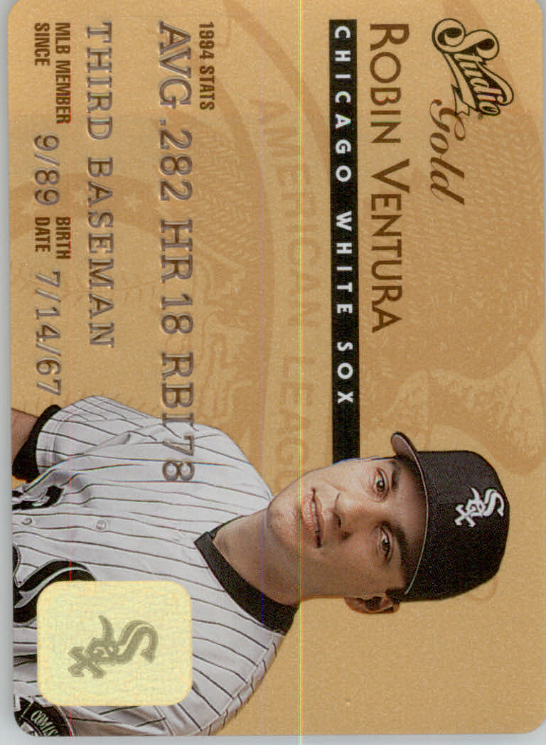 1995 Studio Baseball "Gold and Platinum Series" Insert Cards - Picture 52 of 63