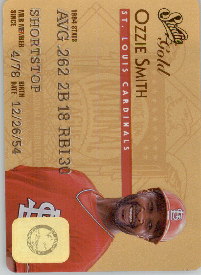 1995 Studio Baseball "Gold and Platinum Series" Insert Cards - Picture 54 of 63