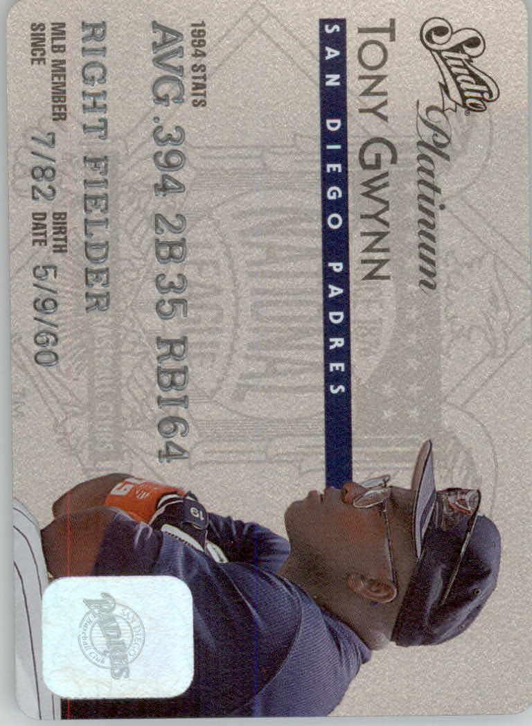 1995 Studio Baseball "Gold and Platinum Series" Insert Cards - Picture 62 of 63