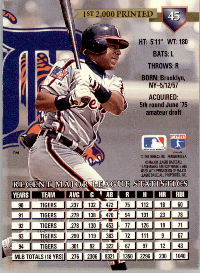 Tarjetas paralelas de béisbol Donruss 1995 ""Pruebas de prensa - Imagen 9 de 71