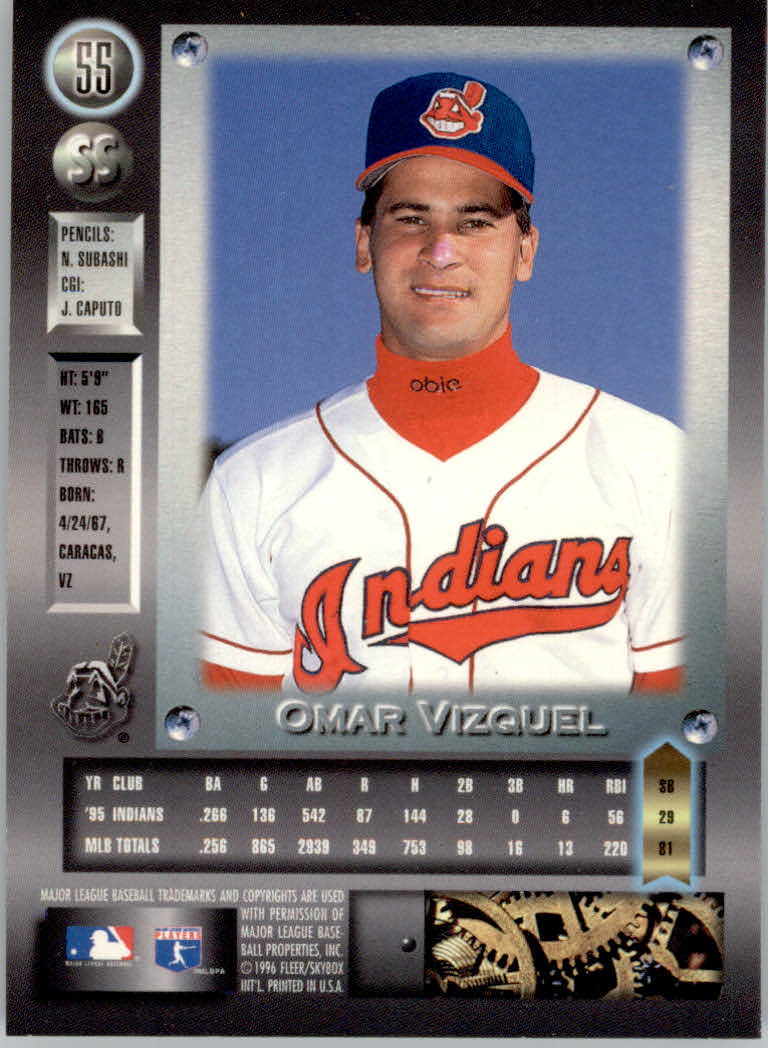 1996 Metal Universe Baseball "Platinum" Parallel Cards - Picture 37 of 95