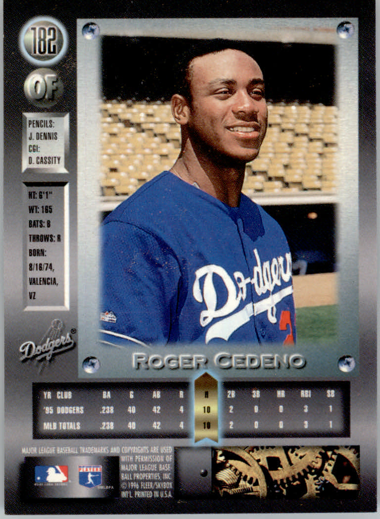 1996 Metal Universe Baseball "Platinum" Parallel Cards - Picture 75 of 95