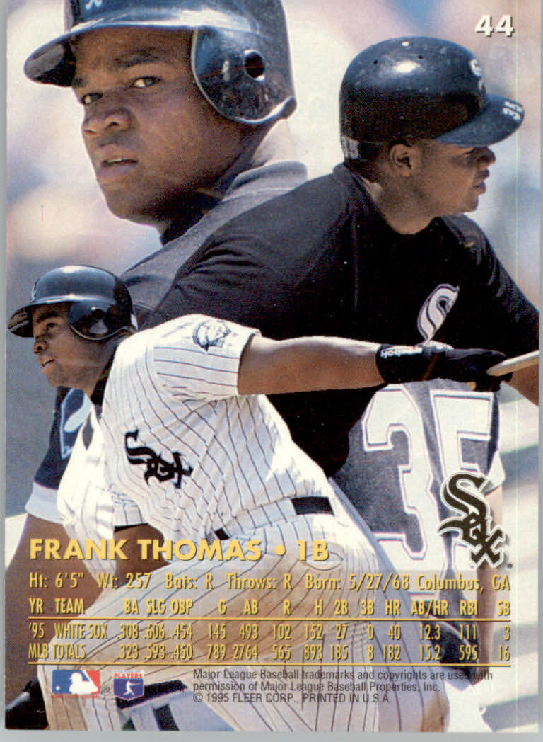 1996 Ultra (Fleer) Baseball "Gold Medallion" Parallel Cards - Picture 33 of 347