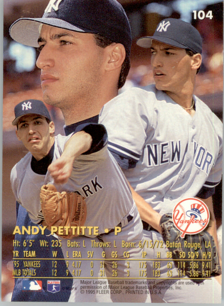 1996 Ultra (Fleer) Baseball "Gold Medallion" Parallel Cards - Picture 73 of 347