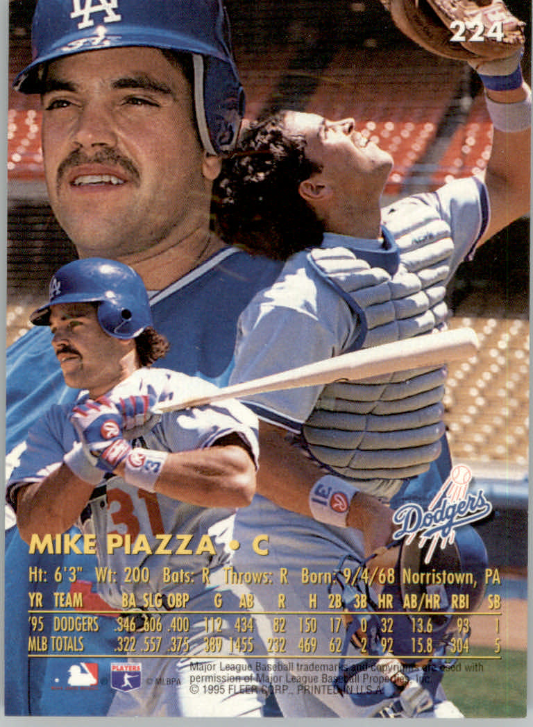 1996 Ultra (Fleer) Baseball "Gold Medallion" Parallel Cards - Picture 149 of 347