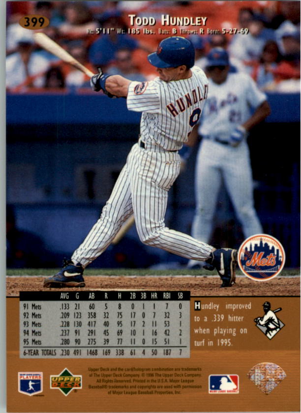 1996 Upper Deck Baseball Card Pick 251-499 - Picture 295 of 465