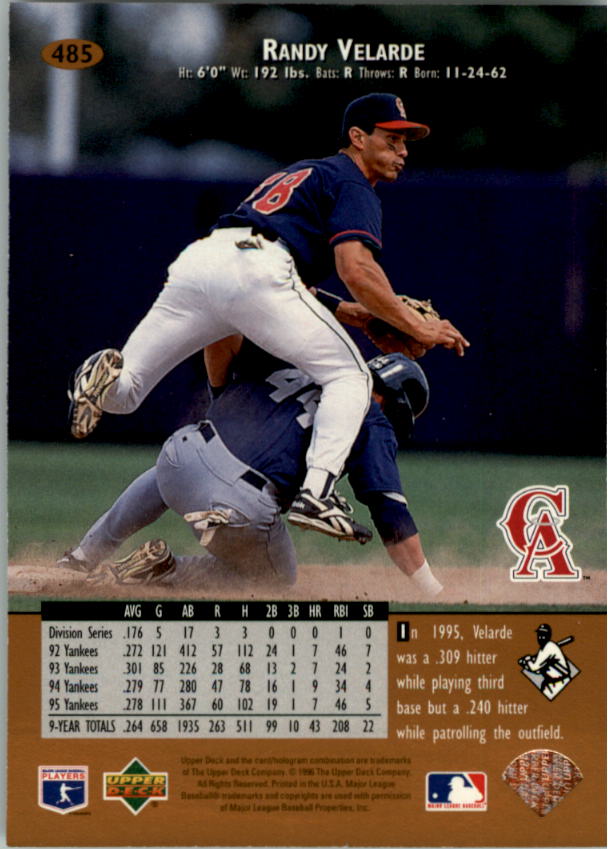 1996 Upper Deck Baseball Card Pick 251-499 - Picture 453 of 465