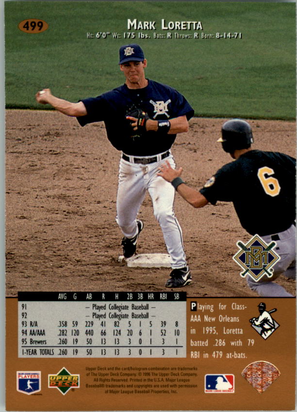 1996 Upper Deck Baseball Card Pick 251-499 - Picture 463 of 465