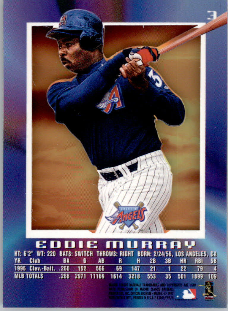 1997 E-X2000 Baseball "Main Set" Cards - Picture 7 of 110