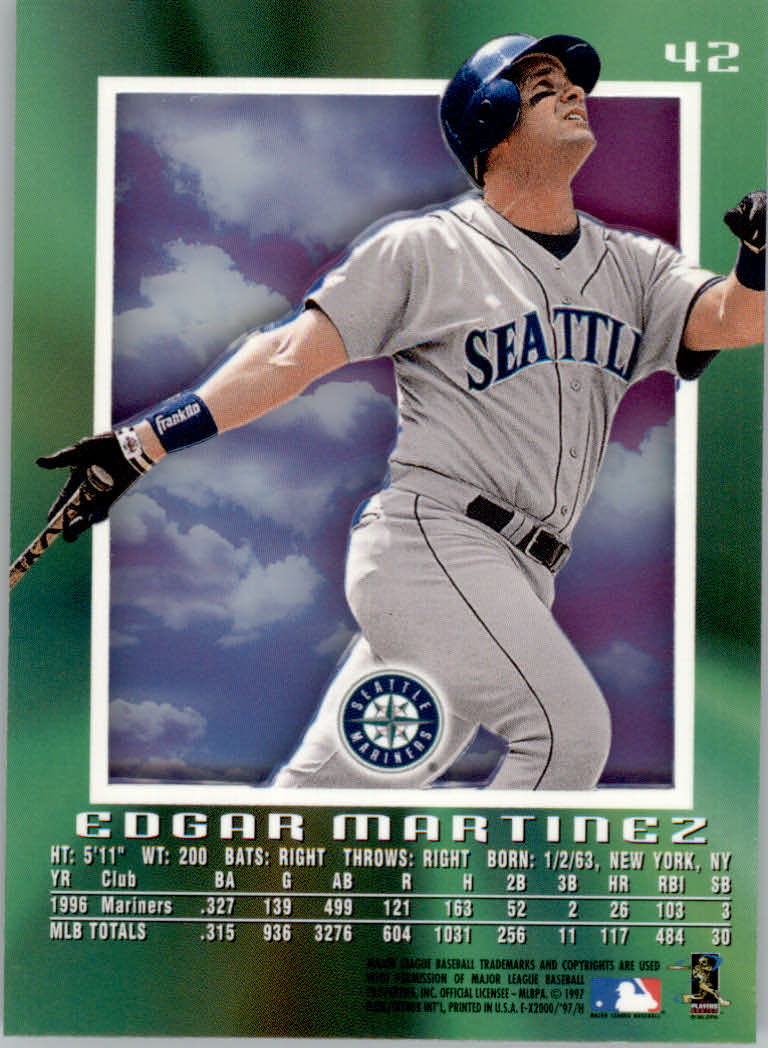 1997 E-X2000 Baseball "Main Set" Cards - Picture 46 of 110