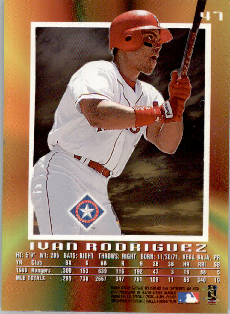 1997 E-X2000 Baseball "Main Set" Cards - Picture 56 of 110