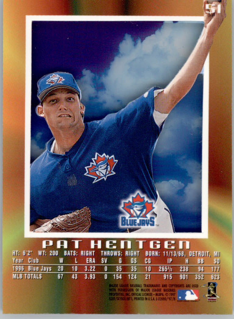 1997 E-X2000 Baseball "Main Set" Cards - Picture 62 of 110