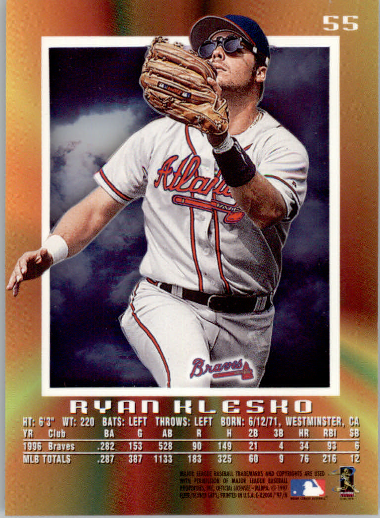1997 E-X2000 Baseball "Main Set" Cards - Picture 66 of 110