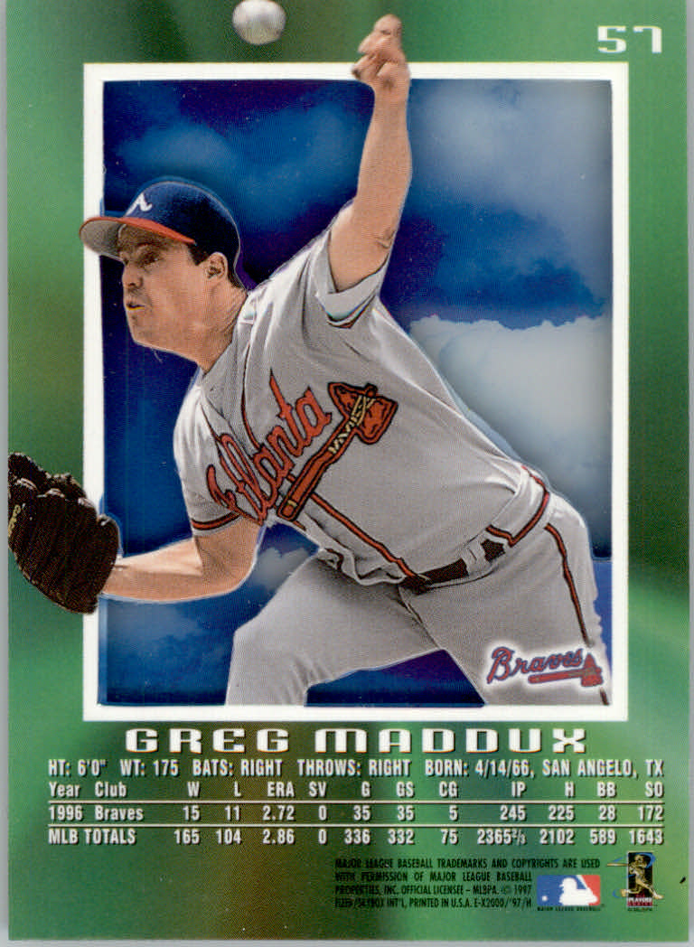 1997 E-X2000 Baseball "Main Set" Cards - Picture 68 of 110