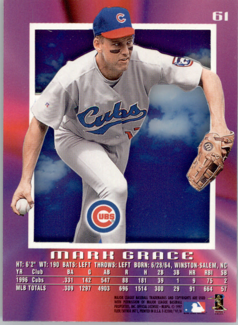 1997 E-X2000 Baseball "Main Set" Cards - Picture 74 of 110