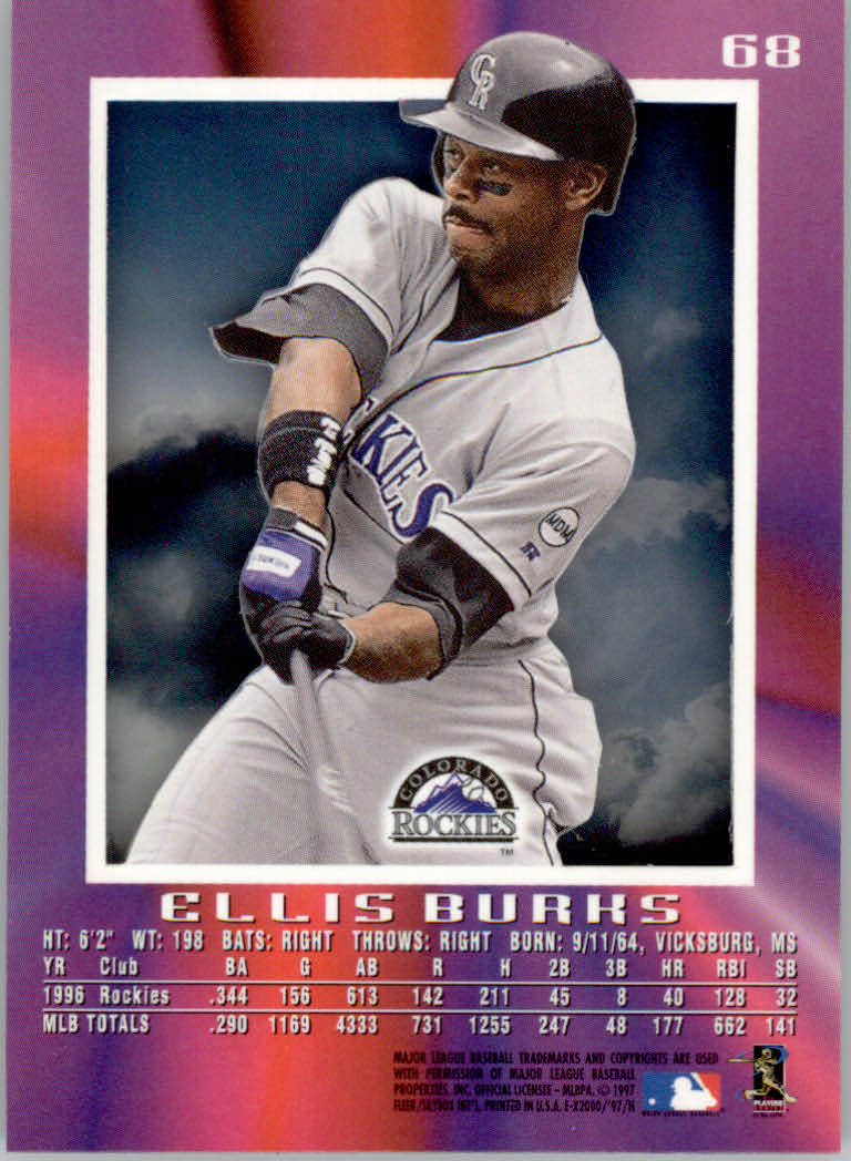1997 E-X2000 Baseball "Main Set" Cards - Picture 86 of 110
