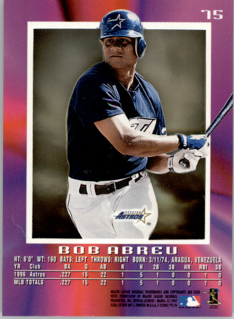 1997 E-X2000 Baseball "Main Set" Cards - Picture 96 of 110