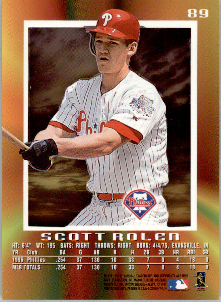 1997 E-X2000 Baseball "Main Set" Cards - Picture 106 of 110