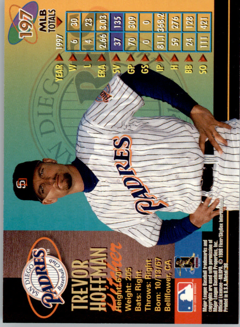 1998 Metal Universe Baseball "Main Set" Cards - Picture 393 of 441