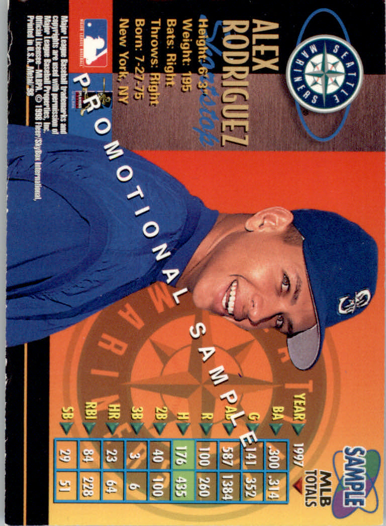 1998 Metal Universe Baseball "Main Set" Cards - Picture 441 of 441