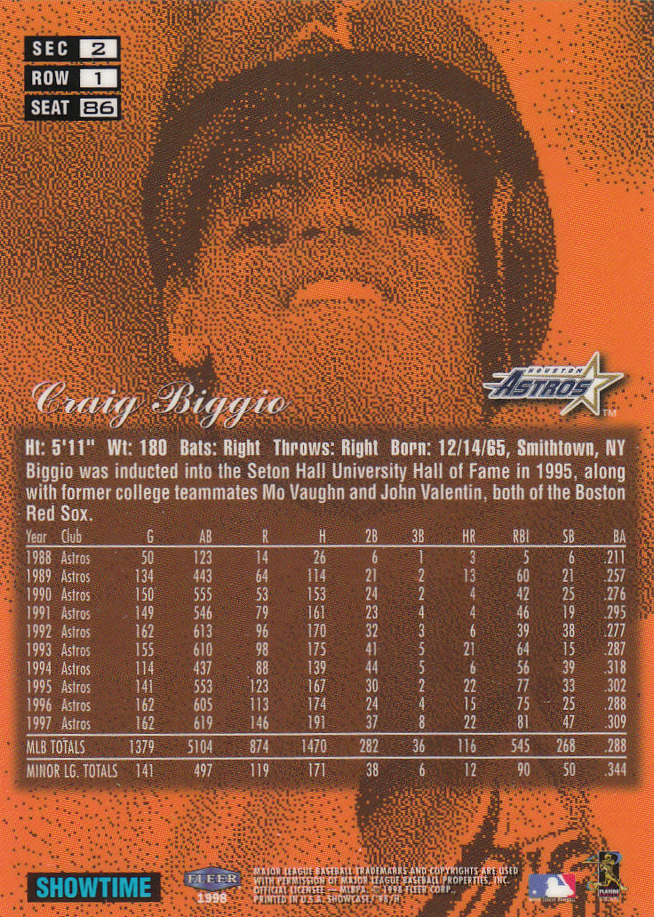 1998 Flair Showcase (Fleer) Baseball "Row 1" Parallel Cards - Picture 29 of 39