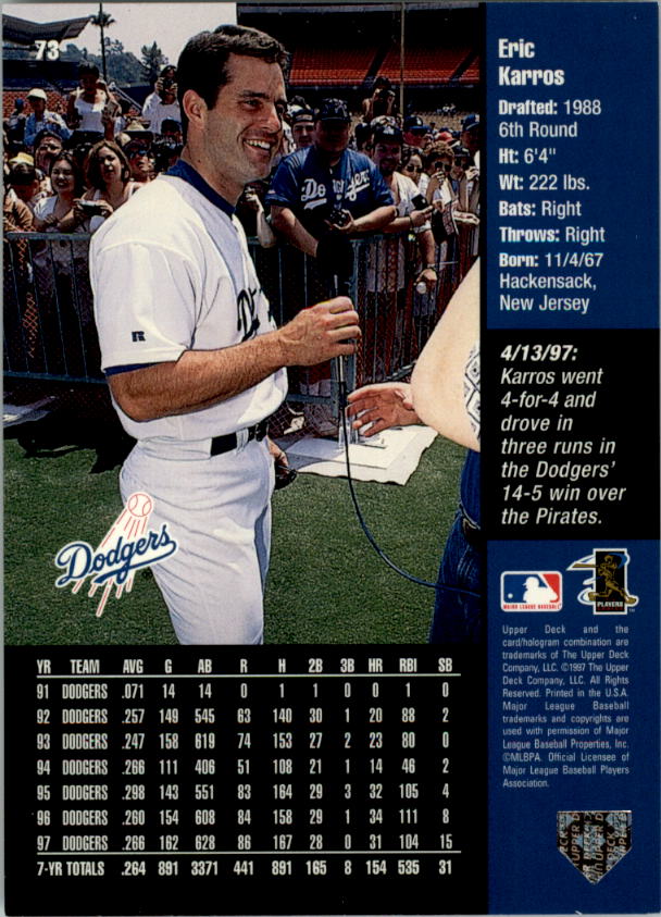 1998 Upper Deck Special F/X Baseball Card Pick - Picture 130 of 254