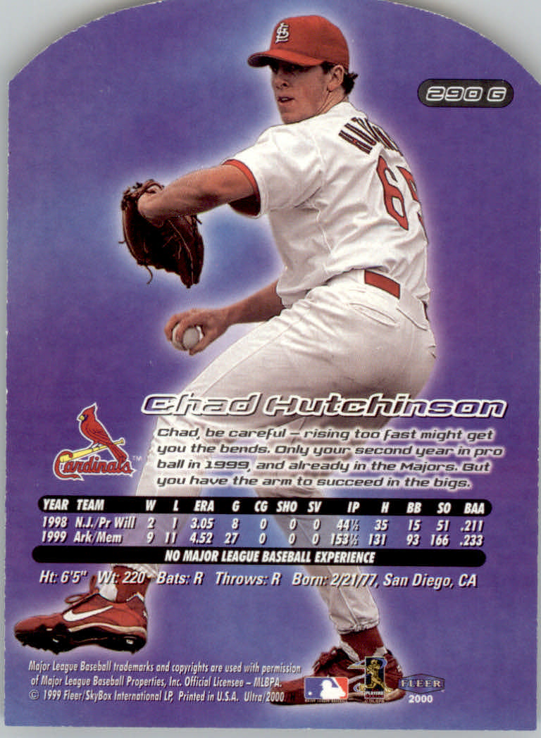 2000 Ultra (Fleer) Baseball "Gold and Platinum Medallion" Parallel Cards - Picture 319 of 323