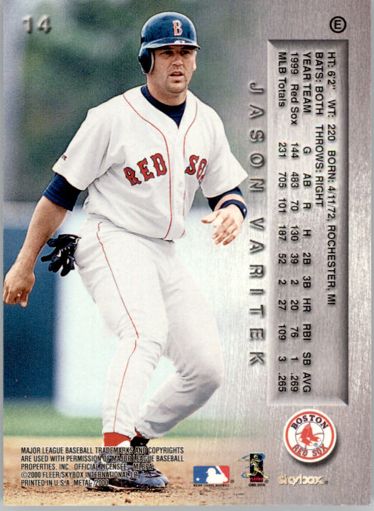 2000 Metal Baseball "Emerald" Parallel Cards - Picture 11 of 112